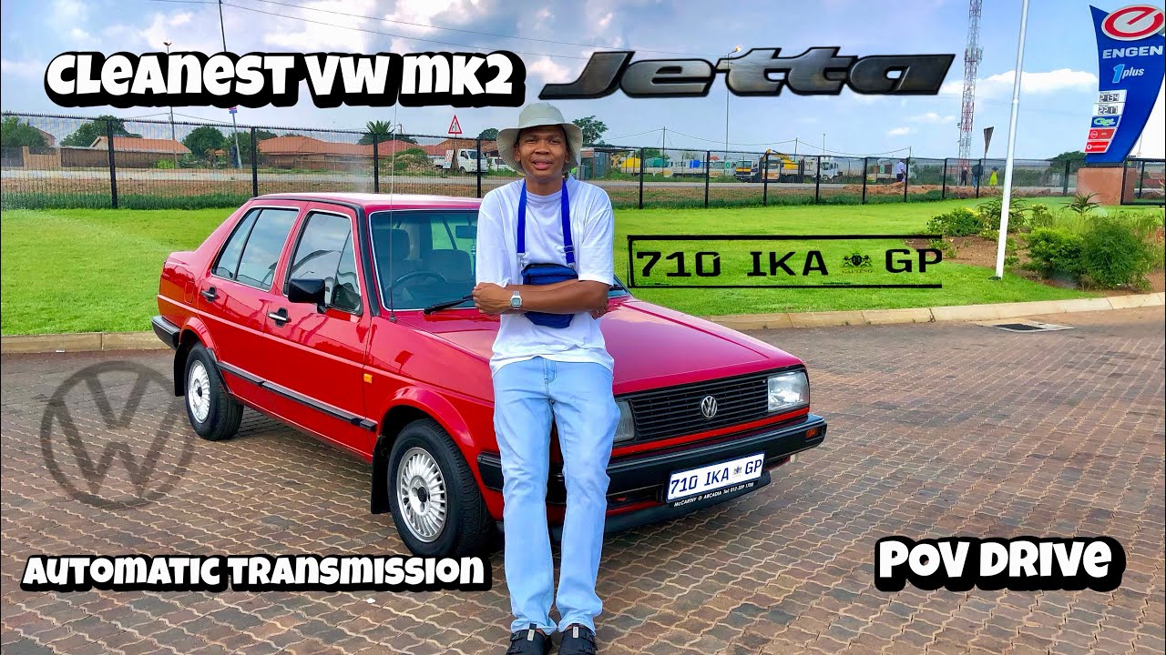 VW MK2 Jetta with an automatic transmission, POV DRIVE