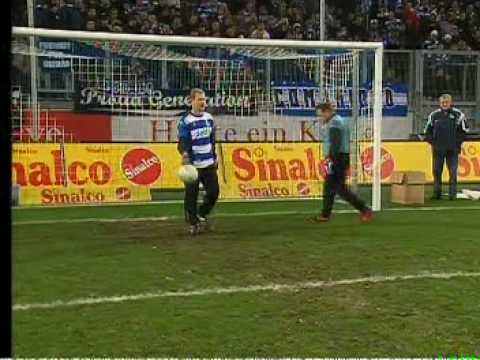 11er-Schießen in der Halbzeit MSV-FSV