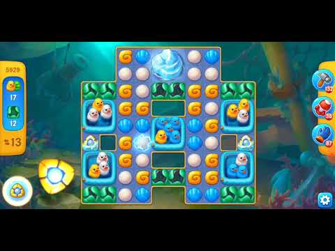 Fishdom. 5929 level no boosters and diamonds