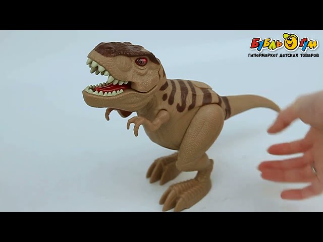 Фигурка Red Box Multi-Action T-Rex моторизированная на батарейках световые и звуковые эффекты 33см - видео