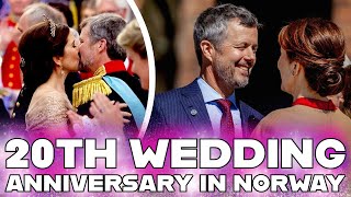 Twentieth wedding anniversary of Queen Mary of Denmark and King Frederic of Denmark in Norway