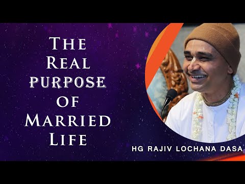 The Real Purpose of Married Life l SB 3.23.38 - 39 l HG Rajiv Lochana Dasa l 2-9-2020