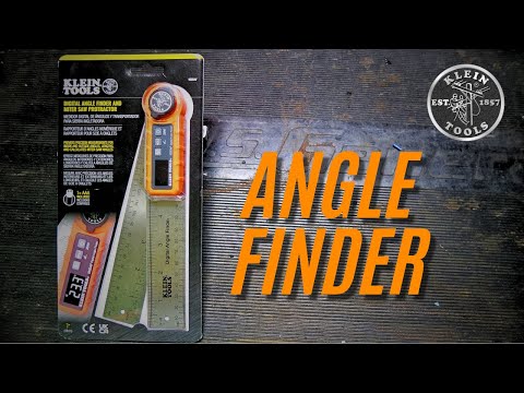 Klein Tools 3-in-1 Digital Angle Finder + Miter Saw Protractor (935DAF) Tool Review