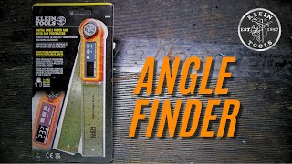 Klein Tools 3-in-1 Digital Angle Finder + Miter Saw Protractor (935DAF) Tool Review