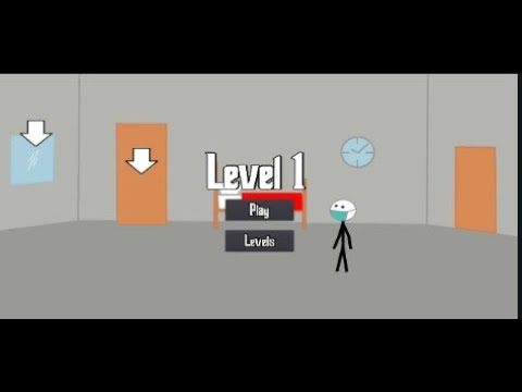 Stickman Escape Hospital: Virus Anger  Level-01 Android Gameplay.