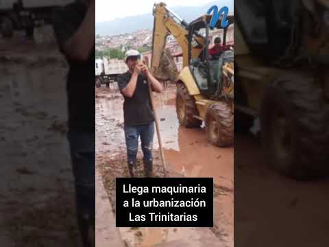 Llega maquinaria a la urbanización Las Trinitarias #tachira #Tariba