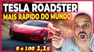 [INCRVEL] TESLA ROADSTER 2022: Novas ATUALIZAES Finais INSANAS confirmadas! (0-100 em 1.1s)