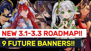 NEW Patch 3.1-3.3 Banners & Road-Map! NO leaks Predictions! | Genshin Impact
