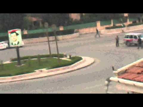 إطلاق قوات الأمن النار على مظاهرة في مدينة درعا في محافظة درعا
