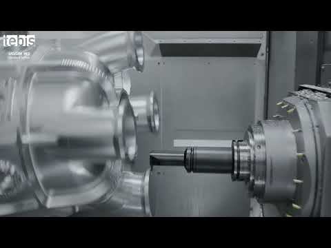 3-achsig und 5-achsig simultan Schruppen: immer flexibel im Fräs-Dreh-Komplettprogramm mit Tebis 4.1