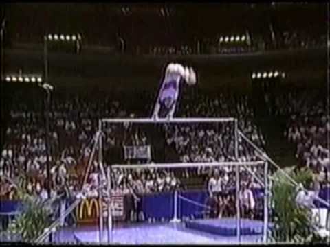 Chelle Stack - 1988 US Nationals Uneven Bars