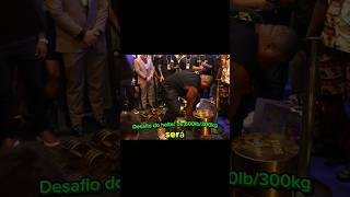 bitelo fez o desafio do maior halter do mundo!!