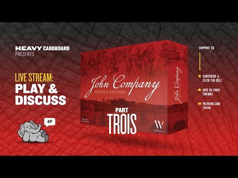 John Company 2nd Edition - 4p Rolling Teach, Play-through, & Round Table by Heavy Cardboard