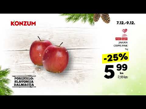 Konzum vikend akcija od 07.-09.12.2018.