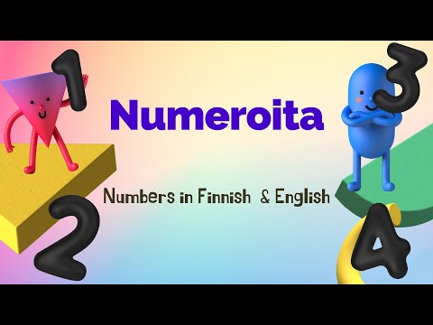 Numeroita - Numbers 0 to 10 in Finnish & English