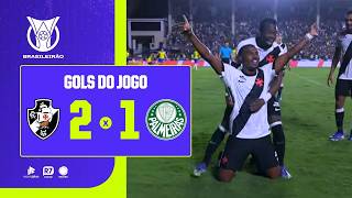 Vasco 2 x 1 Palmeiras: confira os gols do jogo na narração de Cleber Machado