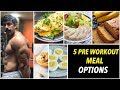 5 EASY PRE WORKOUT MEAL OPTIONS | RUBAL DHANKAR