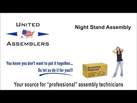 Part of a video titled How to assemble furniture (easily) - YouTube