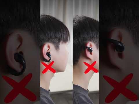 How to wear the PearlClip Pro properly?😆#soundpeats #wearing #earbudswireless #headphones #tech #fyp