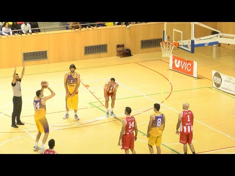 Victòria del Club Bàsquet Vic contra el Mataró amb final d'infart