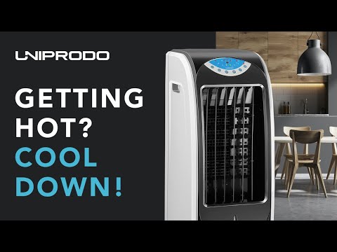 Video - Ochladzovač vzduchu - nádrž na vodu 25 l - diaľkové ovládanie - 3 v 1