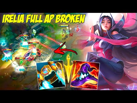 TESTEI IRELIA AP COM ESSA BUILD E FICOU MUITO OP - LEAGUE OF LEGENDS