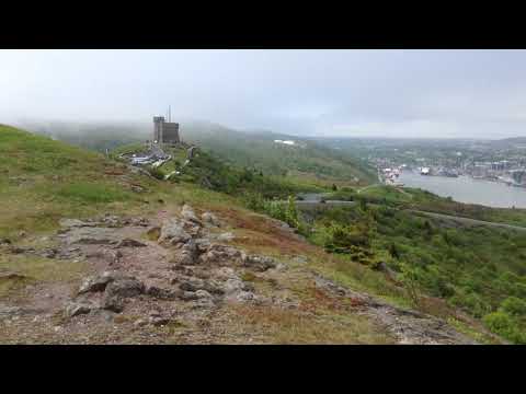 Signal hill trail the narrows Newfoundland July 2, 2019