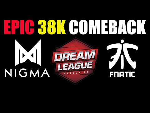 NIGMA vs FNATIC -  EPIC 38K COMEBACK HIGHLIGHT - DOTA 2