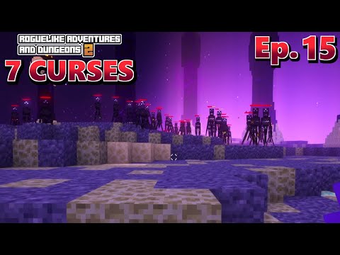 RAD2 💀 7 CURSES - Ep.15 - Defeating the Ender Dragon + Upgrading Gear