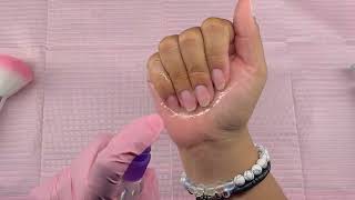 FIRST DAY OF HALLOWEEK!👻 short almond nails|GEL X & NAIL FOIL TRANSFER👻