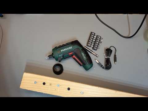 4v Cordless Screwdriver Parkside pas 4 d7/Unboxt