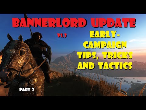 Bannerlord 1.3: Tips and Tactics for BLAZING fast power-leveling in the Mercenary stage (part 2)