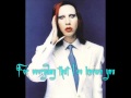 The Speed of Pain - Marilyn Manson [Lyrics, Video ...