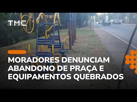 Moradores denunciam aparelhos de ginástica quebrados em praça de São Paulo