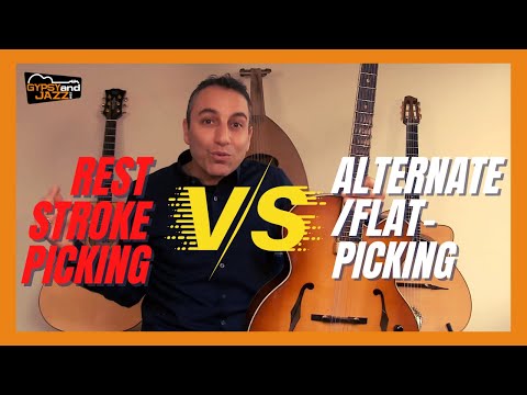 Rest-Stroke (Gypsy) Picking VS Alternate and Flat-Picking