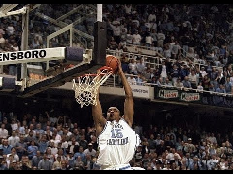 1998.03.21 - Vince Carter 12 Pts Highlights vs Connecticut [360 Dunk]