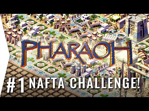 PHARAOH Custom Mission! ► 30,000 Population Goal in NAFTA - Scenario City-building Gameplay [Part 1]