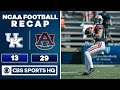 #23 Kentucky vs #8 Auburn Recap: Bo Nix and the Tigers pull away from the Wildcats | CBS Sports HQ