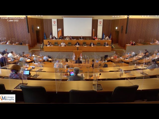 Conseil Communautaire de Limoges Métropole - Jeudi 7 juillet 2022