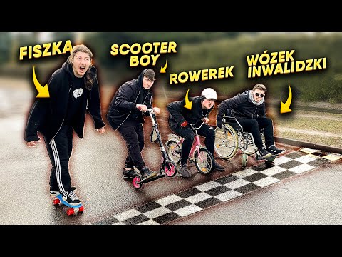 WYŚCIG NA RÓŻNYCH POJAZDACH... *nagroda: 1000zł*