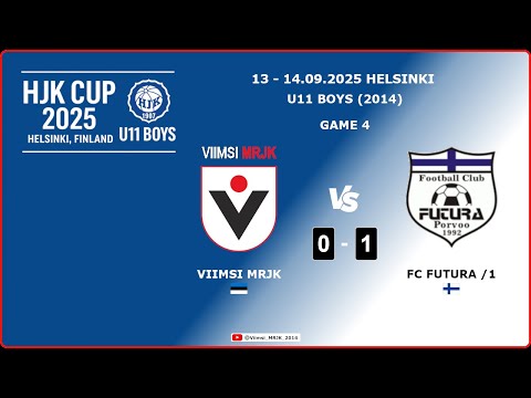 2025.09.13 - HJK CUP - U11 (2014 Boys) - Game 4 - Viimsi MRJK vs FC Futura Juuniorit /1 (0:1)