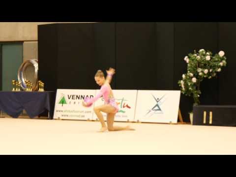 Kõõra Liz Margaret - Ball - Piruett - Estonian Cup in RG - 08.10.2015