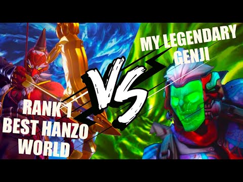 MY GENJI VS BEST HANZO IN THE WORLD! (Overwatch 2 1v1)