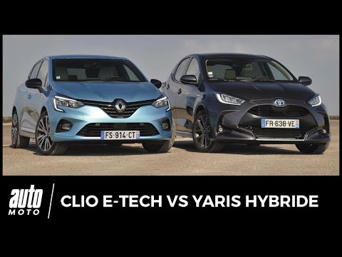 Essai Renault Clio Hybride vs Toyota Yaris Hybride : citadines sans fil