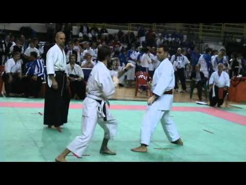 Dejan Nedev (kumite) ETKF championship 2009 Italy