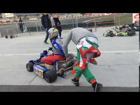 Colin Brown start 100 cc old style South Garda Karting