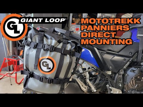 How To Mount Giant Loop MotoTrekk Panniers: Direct Mounting to Pannier Racks