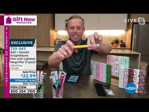 Chad Allen® (TVchad®) and Shannon Fox present Knighthawk pens 5pk on HSN
