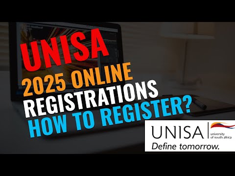 How to register at UNISA Online for 2025 / UNISA registration fee