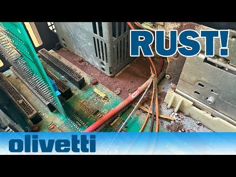 Rust, rust and more rust - Let's fix it all! Olivetti M24/M24SP/Olivetti Color Monitor